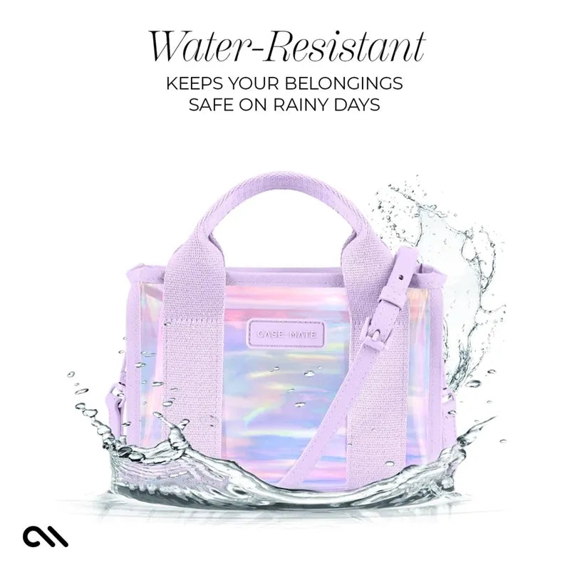 Case-Mate Micro Tote Bag – vandeniui atsparus krepšys per petį (Soap Bubble)