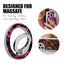 Crong Deluxe RING Holder – MagSafe magnetinis telefono laikiklis (Pink Tortoise)