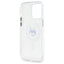 Karl Lagerfeld IML Metal Choupette Head MagSafe - dėklas iPhone 14 Pro Max (baltas)