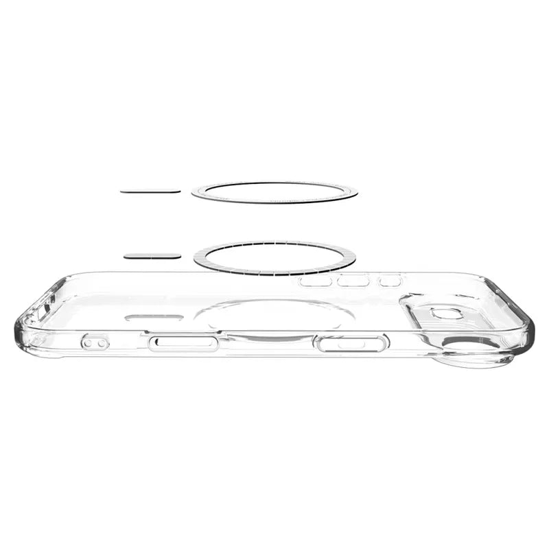 Spigen Ultra Hybrid Mag MagSafe – dėklas iPhone Air (Frost White)