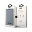 Karl Lagerfeld Booktype Saffiano Monogram – Dėklas iPhone 14 (Sidabrinis)