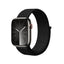 Crong Nylon Reflex – sportinis dirželis Apple Watch 38/40/41/42 mm (juodas)