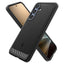 Spigen Rugged Armor Mag MagSafe – dėklas Samsung Galaxy S25 (matinis juodas)