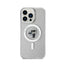 Karl Lagerfeld Karl & Choupette Glitter MagSafe dėklas, skirtas iPhone 15 Pro Max (skaidrus)