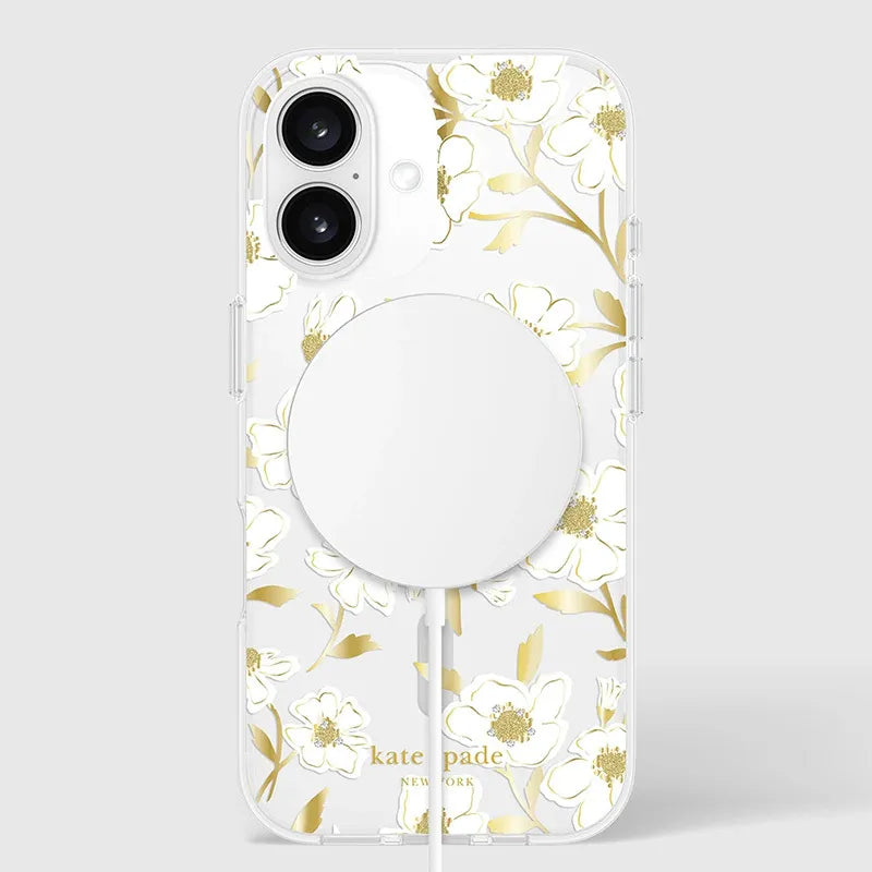 Kate Spade New York Protective Gems MagSafe – dėklas iPhone 16 (Sunshine Floral)