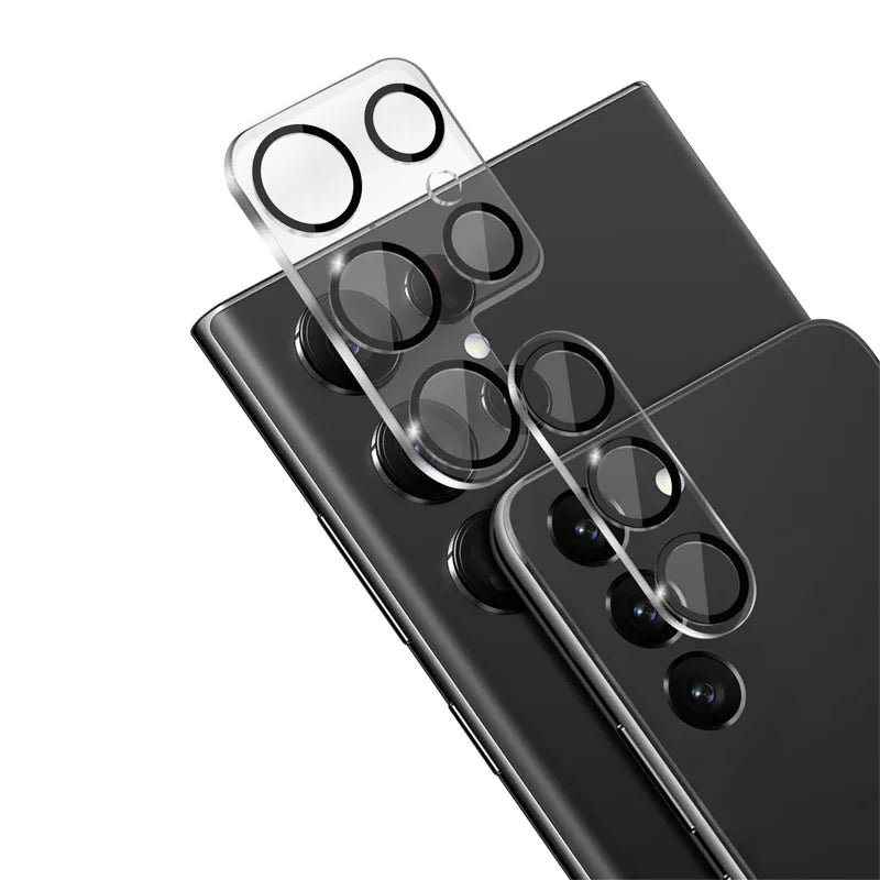 Crong Lens Shield – stiklas Samsung Galaxy S23 kamerai ir lęšiams