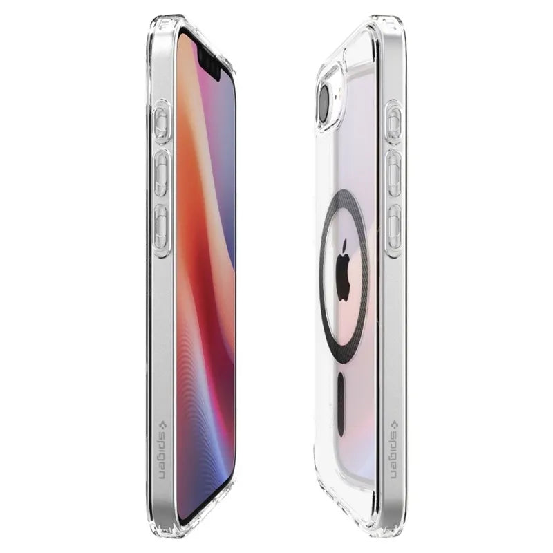 Spigen Ultra Hybrid Mag MagSafe – dėklas iPhone 17e / 16e (anglies pluoštas)