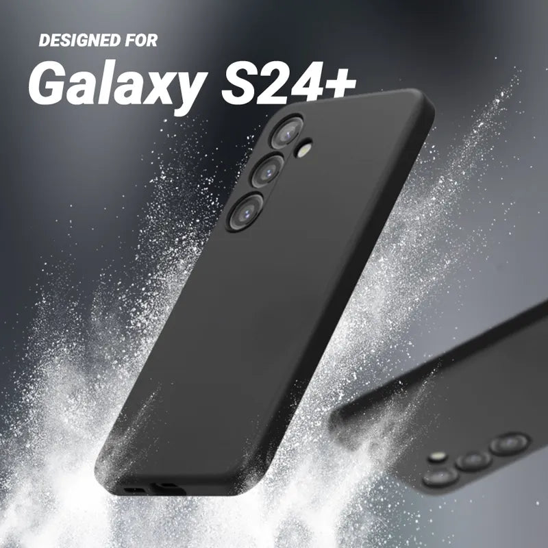 „Crong Color Cover“ – „Samsung Galaxy S24+“ dėklas (juodas)