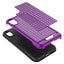 Zizo Star Diamond hibridinis dėklas, skirtas iPhone X (violetinis/juodas)