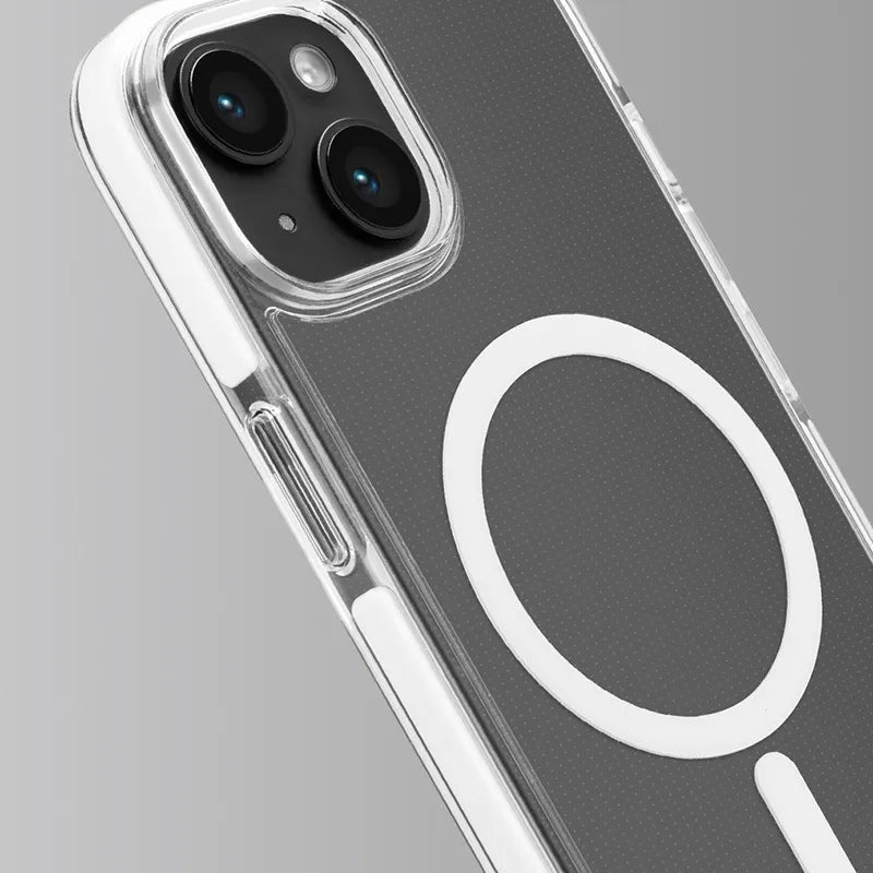 PURO LITEMAG PRO - Dėklas iPhone 15 MagSafe (Skaidrus)