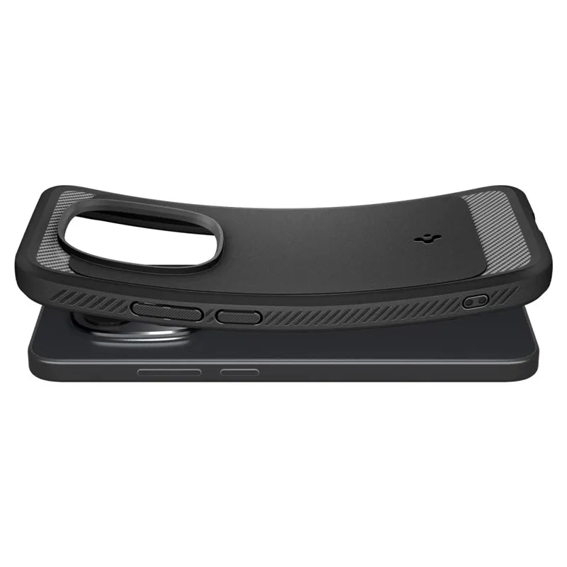 Spigen Rugged Armor – dėklas Xiaomi Redmi Note 15 Pro 5G (matinis juodas)