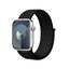 Crong Nylon Reflex – sportinis dirželis Apple Watch 38/40/41/42 mm (juodas)