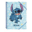 Disney Stitch – A4 formato segtuvas su elastine juosta ir 30 skaidrių įmaučių