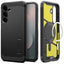 Spigen Tough Armor MagSafe dėklas, skirtas Samsung Galaxy S25 FE (juodas)