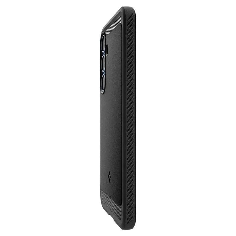 Spigen Rugged Armor Mag MagSafe – dėklas Samsung Galaxy S25 (matinis juodas)
