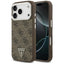 „Guess 4G Triangle Logo MagSafe“ dėklas „iPhone 17 Pro“ (rudas)