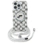 Karl Lagerfeld IML Crossbody Monogram Karl & Choupette Head MagSafe – dėklas iPhone 16 Pro (skaidrus)