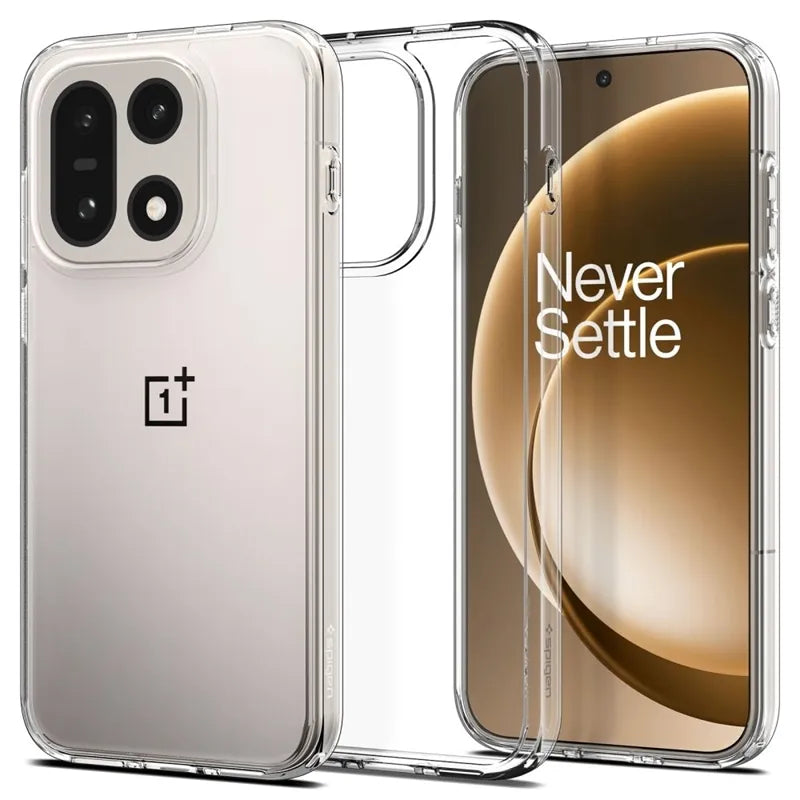 Spigen Ultra Hybrid – dėklas, skirtas OnePlus 15 (Crystal Clear)
