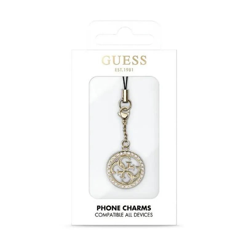 Guess Phone Strap 4G Rhinestone Charm - telefono pakabukas