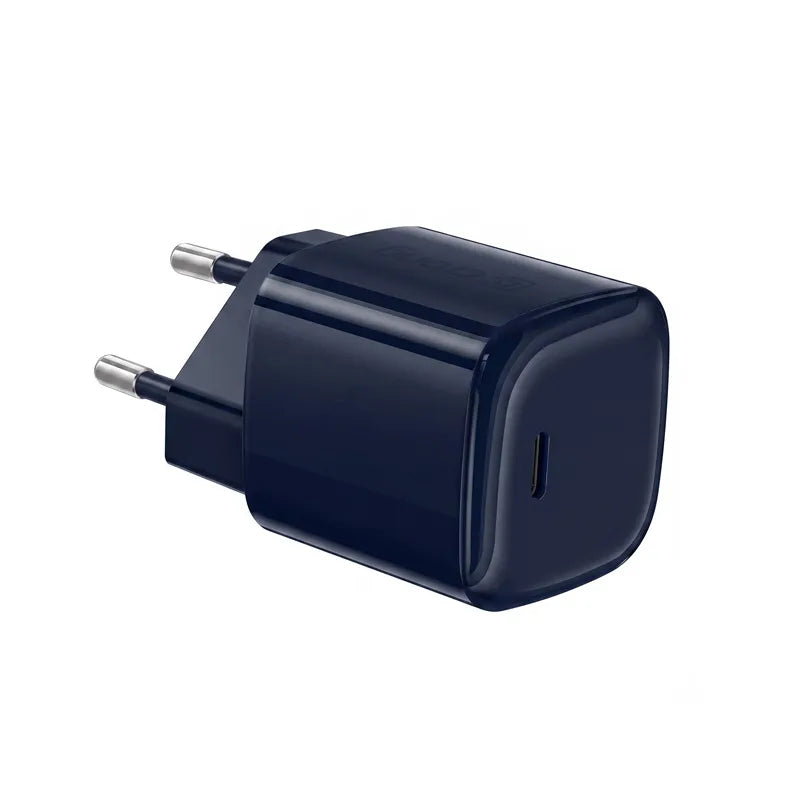 Crong NEO GaN įkroviklis – USB-C 40W PD įkroviklis su AVS (tamsiai mėlyna)