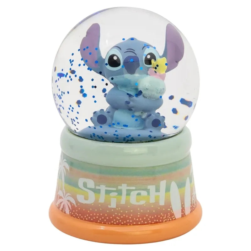 Disney Stitch – stiklinis sniego gaublys dovanų dėžutėje