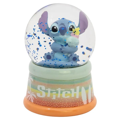 Disney Stitch – stiklinis sniego gaublys dovanų dėžutėje