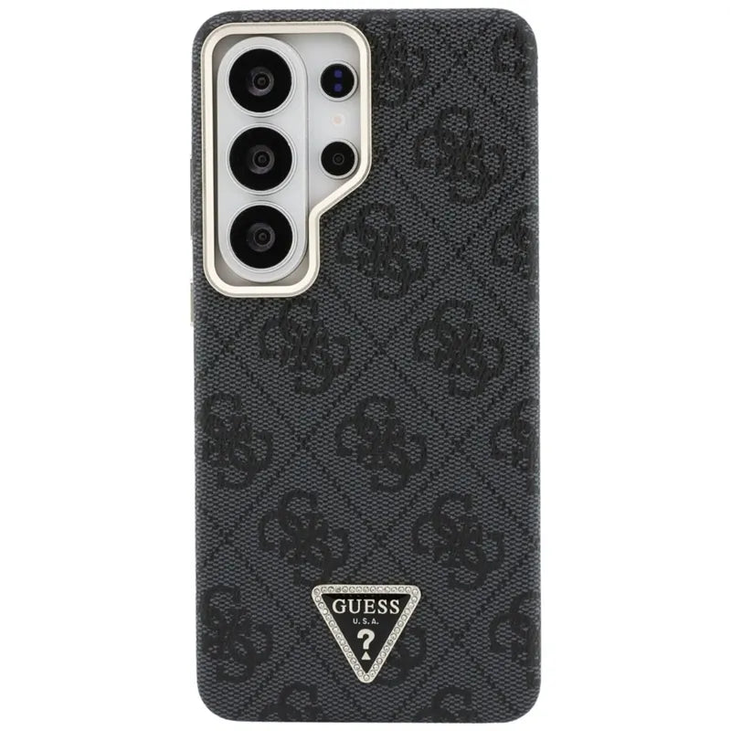 Guess 4G Triangle Logo MagSafe - Samsung Galaxy S26 Ultra dėklas (juodas)