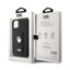 Karl Lagerfeld Gripstand Saffiano Choupette Pins – dėklas Apple iPhone 11 (juodas)