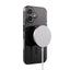 Crong Clear MAG Pro – iPhone 16 MagSafe dėklas (juodas)
