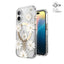 Speck Presidio Lux ClickLock & MagSafe – iPhone 16 dėklas (Sunshine Daisies / Skaidrus / Auksas)