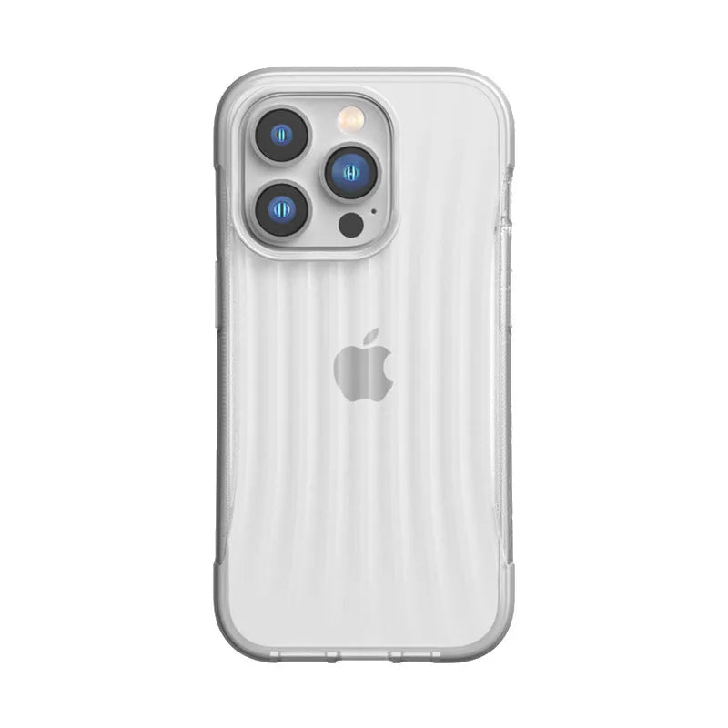 X-Doria Raptic Clutch - Biologiškai skaidus dėklas, skirtas iPhone 14 Pro (apsauga kritus iš 3m) (skaidrus)