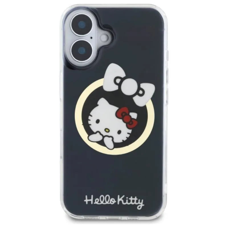 Hello Kitty IML Fun Bow MagSafe – dėklas iPhone 16 (juodas)