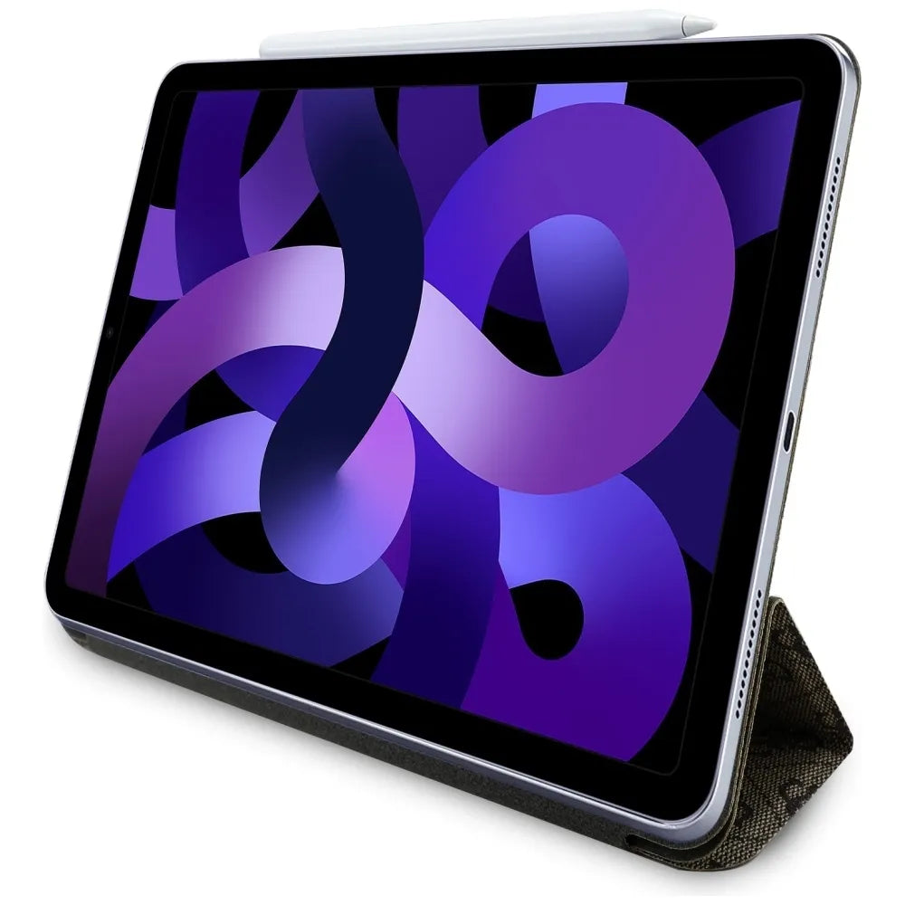 Guess Magnetic 4G Big Logo - Dėklas iPad Air 11” (2025) / iPad Air 11” (2024) (ruda)