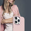 Crong Color Cover LUX Magnetic – MagSafe dėklas iPhone 15 Pro (rožinis)