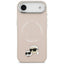 Karl Lagerfeld Karl & Choupette Pins MagSafe – Dėklas iPhone Air (rožinis)