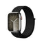 Crong Nylon Reflex – sportinis dirželis Apple Watch 38/40/41/42 mm (juodas)