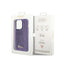 Guess Sequin Script Metal - Dėklas, skirtas iPhone 14 Pro Max (violetinis)