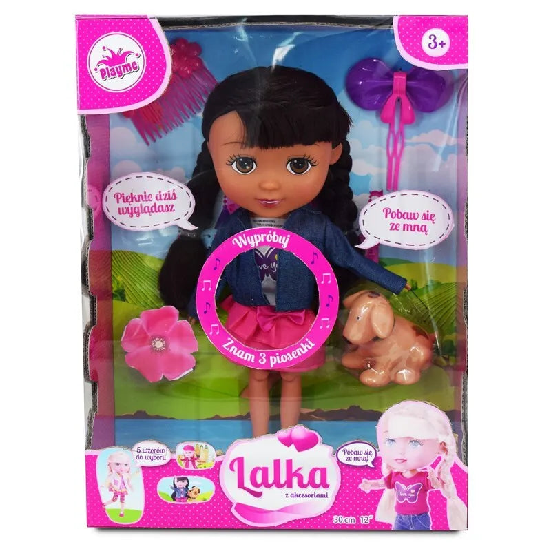 Playme – lėlė su veterinaro rinkiniu (30 cm)