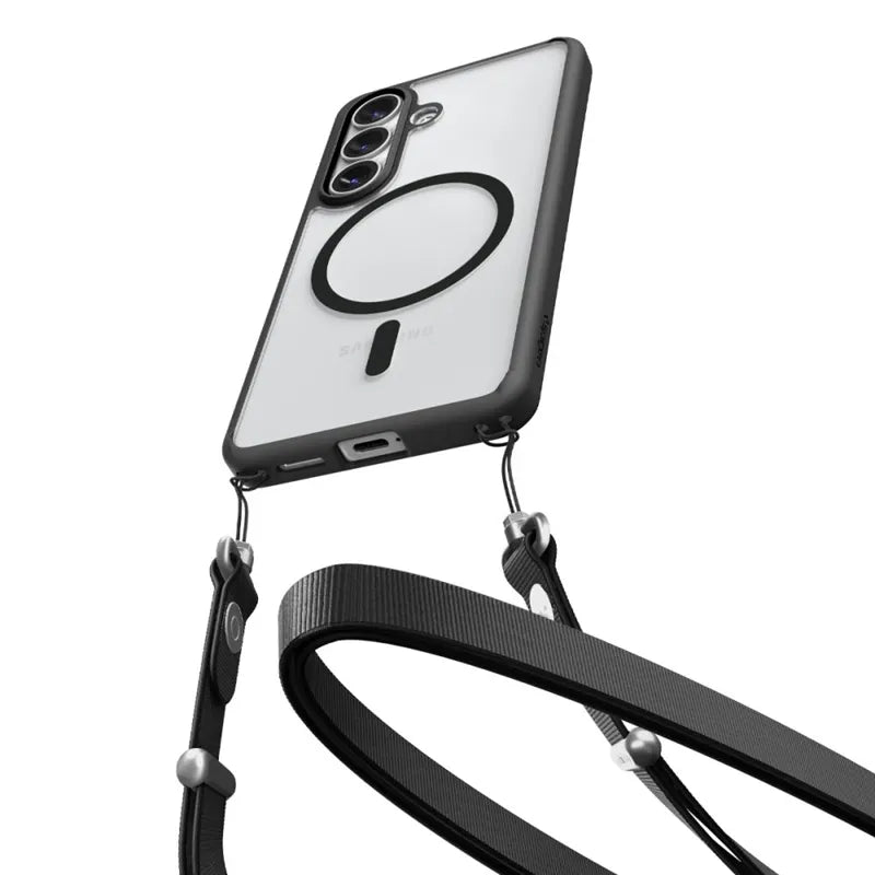 Spigen Ultra Hybrid Mag MagSafe – dėklas Samsung Galaxy S26 (matinė juoda)