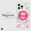 Kate Spade New York Magnetic Loop Grip – MagSafe piršto laikiklis (Pom Pom Pink)