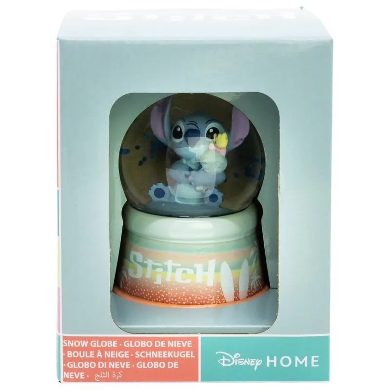 Disney Stitch – stiklinis sniego gaublys dovanų dėžutėje