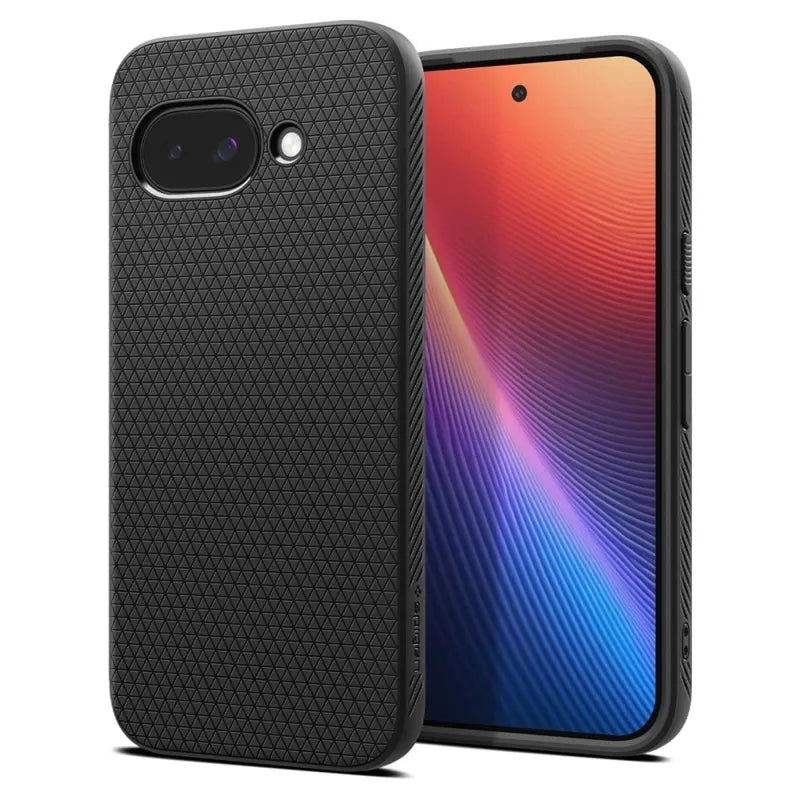 Spigen Liquid Air – dėklas Google Pixel 9a (matinė juoda)