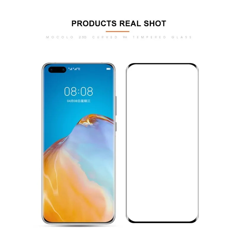 Mocolo 3D Glass Full Glue - Apsauginis stiklas Huawei P40 Pro