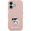 Karl Lagerfeld IML Aquarelle Choupette & Logo MagSafe - Dėklas iPhone 17 (rožinis)