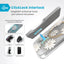 Speck Presidio Lux ClickLock & MagSafe – iPhone 16 dėklas (Sunshine Daisies / Skaidrus / Auksas)