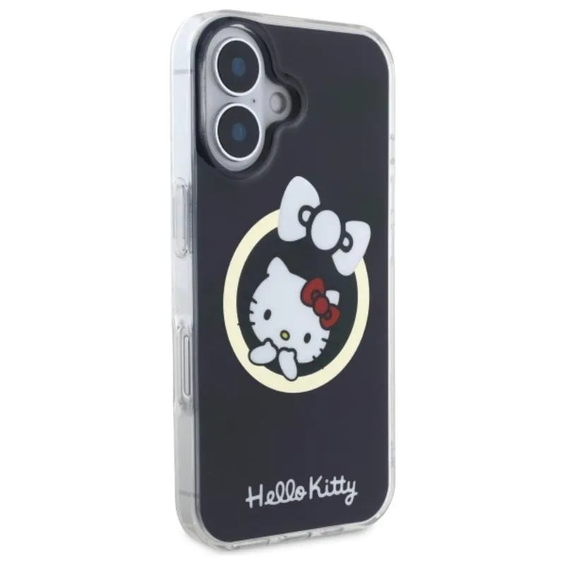 Hello Kitty IML Fun Bow MagSafe – dėklas iPhone 16 (juodas)