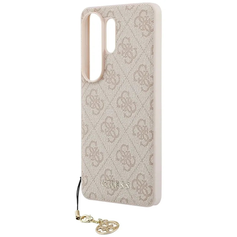 Guess 4G Classic Logo Charm MagSafe – Samsung Galaxy S26 Ultra dėklas (rožinis)