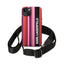 Karl Lagerfeld Color Stripes Strap – dėklas iPhone 14 (rožinis)