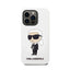 Karl Lagerfeld Silicone NFT Ikonik – dėklas iPhone 14 Pro Max (baltas)
