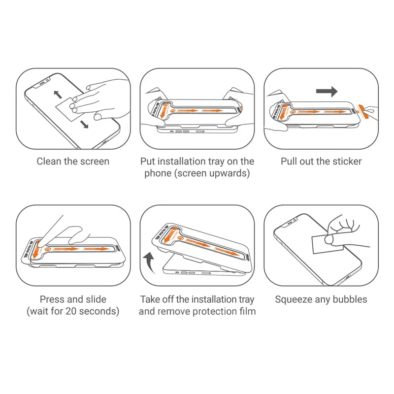 Crong EasyShield 2-Pack – grūdintas stiklas iPhone 16 / iPhone 15 (2 vnt.)